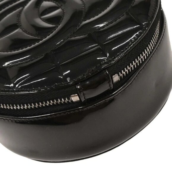 Chanel Black Patent Leather Handbag - Picture 3 of 10